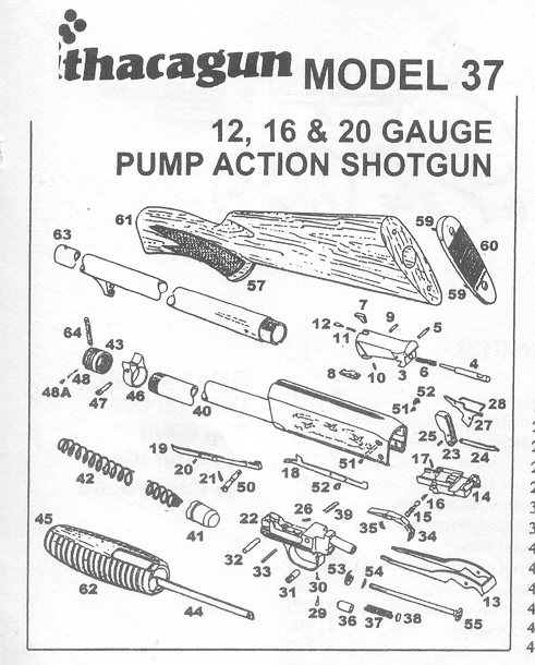 Ithaca m66 super single parts